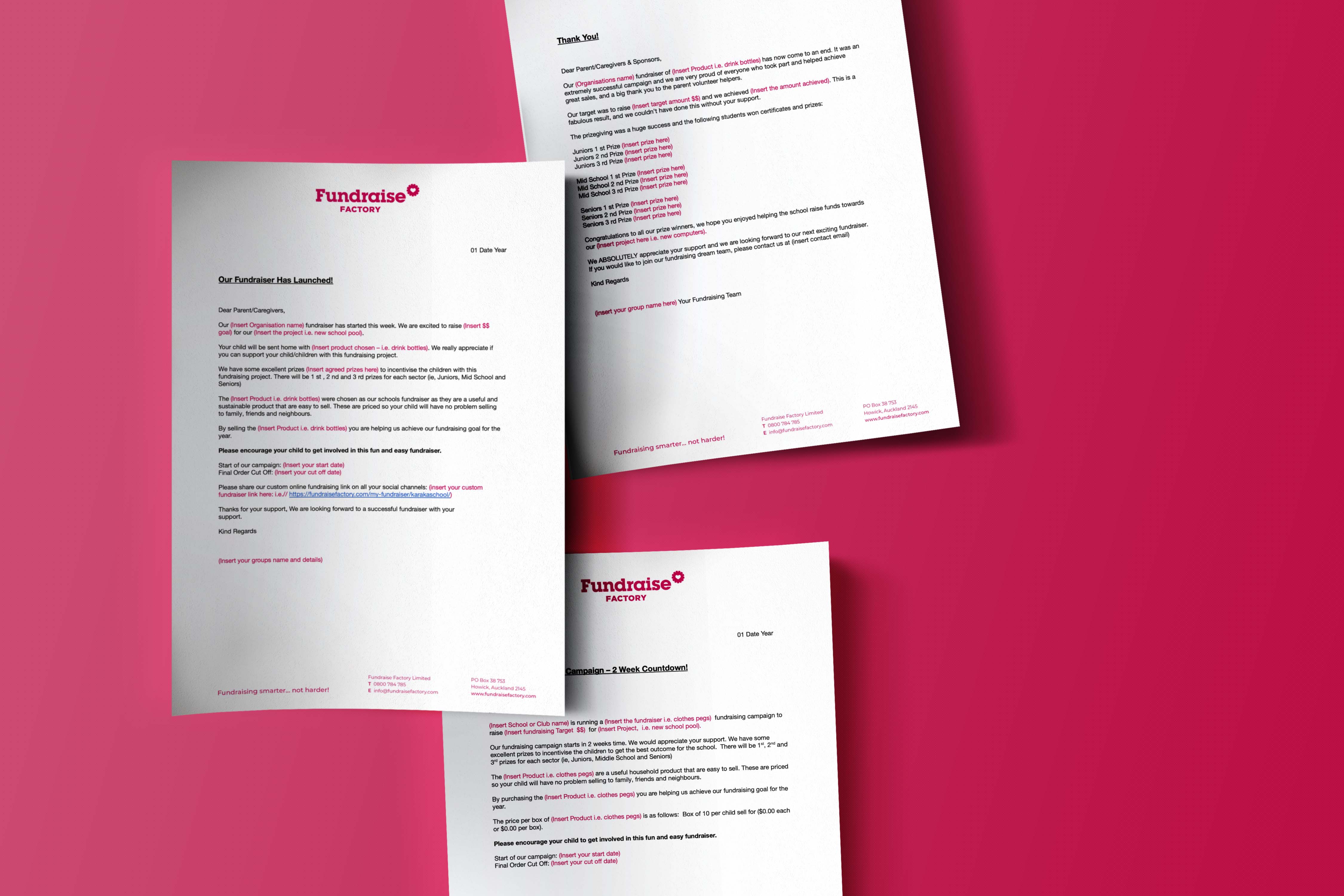 Download Our Fundraising Letter Templates